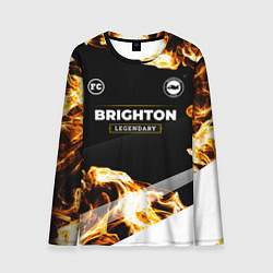 Лонгслив мужской Brighton legendary sport fire, цвет: 3D-принт