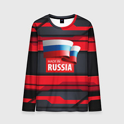 Лонгслив мужской Red & Black - Russia, цвет: 3D-принт