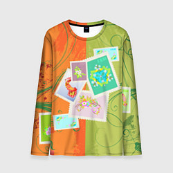 Лонгслив мужской Марки, цвет: 3D-принт
