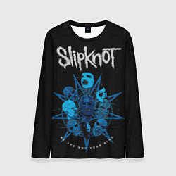 Лонгслив мужской Slipknot - pentagram, цвет: 3D-принт