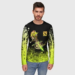 Лонгслив мужской Худвинк в лесу, цвет: 3D-принт — фото 2