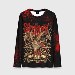 Лонгслив мужской Slipknot red black, цвет: 3D-принт