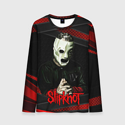 Лонгслив мужской Slipknot black & red, цвет: 3D-принт