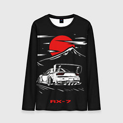 Лонгслив мужской Мазда RX - 7 JDM Style, цвет: 3D-принт