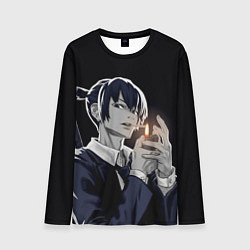 Лонгслив мужской Аки Хаякава на темном фоне, цвет: 3D-принт