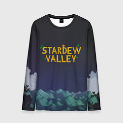 Лонгслив мужской Ночь в Stardew Valley, цвет: 3D-принт