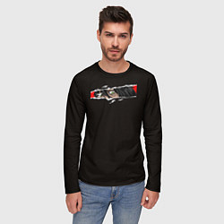 Лонгслив мужской Взгляд изнутри, цвет: 3D-принт — фото 2