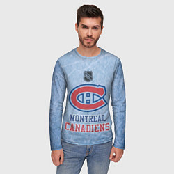 Лонгслив мужской Montreal Canadiens - NHL, цвет: 3D-принт — фото 2