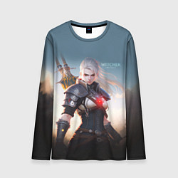 Лонгслив мужской The Witcher girl art, цвет: 3D-принт
