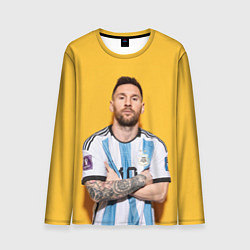 Лонгслив мужской Lionel Messi 10, цвет: 3D-принт