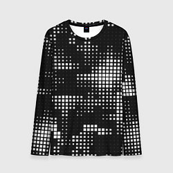 Лонгслив мужской Pixel art - abstraction, цвет: 3D-принт