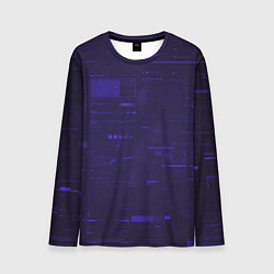 Лонгслив мужской Киберпанк изнутри, цвет: 3D-принт