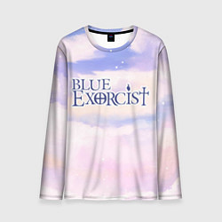 Лонгслив мужской Blue Exorcist sky clouds, цвет: 3D-принт