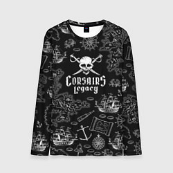 Лонгслив мужской Corsairs Legacy, цвет: 3D-принт