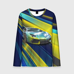 Лонгслив мужской Суперкар Lamborghini Reventon, цвет: 3D-принт