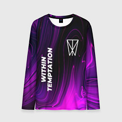 Мужской лонгслив Within Temptation violet plasma