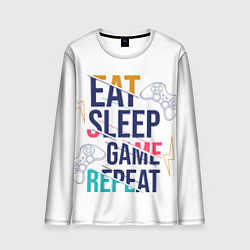 Лонгслив мужской Game quote, цвет: 3D-принт
