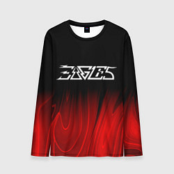 Лонгслив мужской Eagles red plasma, цвет: 3D-принт