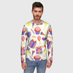 Лонгслив мужской Holiday, цвет: 3D-принт — фото 2