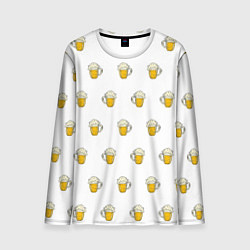 Лонгслив мужской Кружки с пивом, цвет: 3D-принт