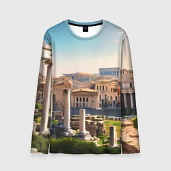 Лонгслив мужской Руины Рима, цвет: 3D-принт