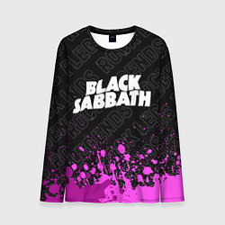 Мужской лонгслив Black Sabbath rock legends: символ сверху