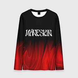 Мужской лонгслив Maneskin red plasma