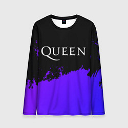 Лонгслив мужской Queen purple grunge, цвет: 3D-принт