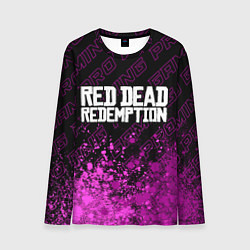 Лонгслив мужской Red Dead Redemption pro gaming: символ сверху, цвет: 3D-принт