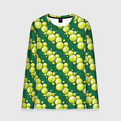 Лонгслив мужской Большой теннис - мячики, цвет: 3D-принт