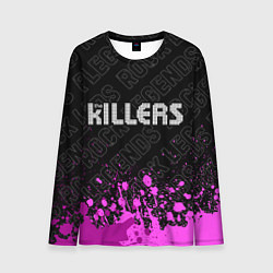 Лонгслив мужской The Killers rock legends: символ сверху, цвет: 3D-принт