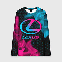 Лонгслив мужской Lexus - neon gradient, цвет: 3D-принт