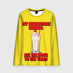 Лонгслив мужской Молочный коктейль - Фаст Фуд, цвет: 3D-принт