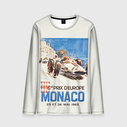 Лонгслив мужской Монако - Гран-при, цвет: 3D-принт