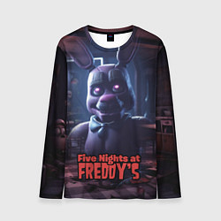 Лонгслив мужской Five Nights at Freddys Bonnie, цвет: 3D-принт