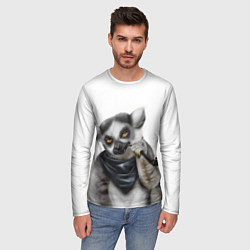 Лонгслив мужской Лемур, цвет: 3D-принт — фото 2