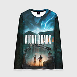 Лонгслив мужской Особняк Alone in the dark, цвет: 3D-принт