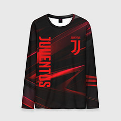 Лонгслив мужской Juventus black red logo, цвет: 3D-принт