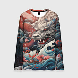 Лонгслив мужской Морской дракон Irezumi, цвет: 3D-принт