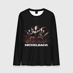 Лонгслив мужской Nickelback brutal, цвет: 3D-принт