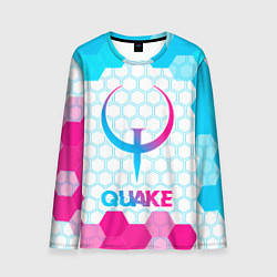 Лонгслив мужской Quake neon gradient style, цвет: 3D-принт