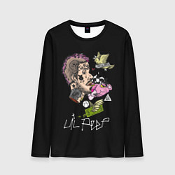 Лонгслив мужской Lil Peep рэпер, цвет: 3D-принт