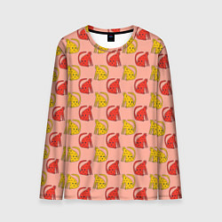 Мужской лонгслив Забавные леопарды