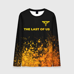 Лонгслив мужской The Last Of Us - gold gradient посередине, цвет: 3D-принт