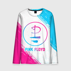 Лонгслив мужской Pink Floyd neon gradient style, цвет: 3D-принт