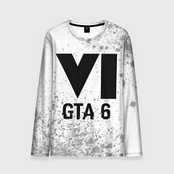 Лонгслив мужской GTA 6 glitch на светлом фоне, цвет: 3D-принт