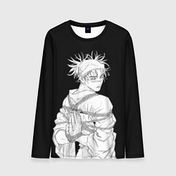 Лонгслив мужской Чосо в шибари - Магическая битва, цвет: 3D-принт