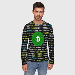 Лонгслив мужской Bitcoin сатоши, цвет: 3D-принт — фото 2