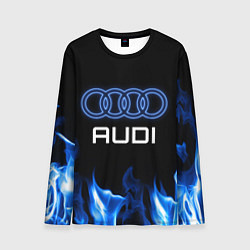 Мужской лонгслив Audi neon art