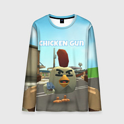 Лонгслив мужской Chicken Gun - shooter, цвет: 3D-принт